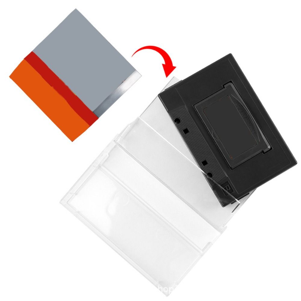 Gaming Accessories Retro - Clear Game Cassette Storage Box Display