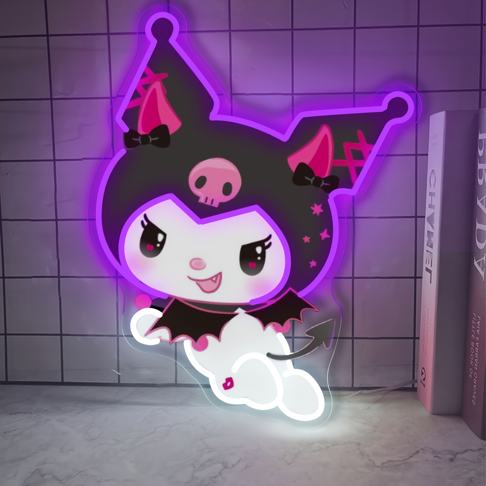 Gaming Accessories Bedroom - Kuromi LED Neon Sign Purple Glow
