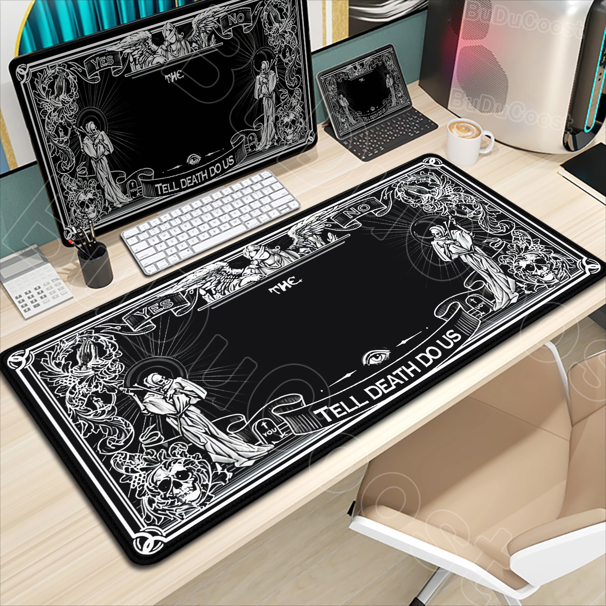 Gaming Accessories Organizer - Large Mysterious Ghost Gothic Gaming Mouse