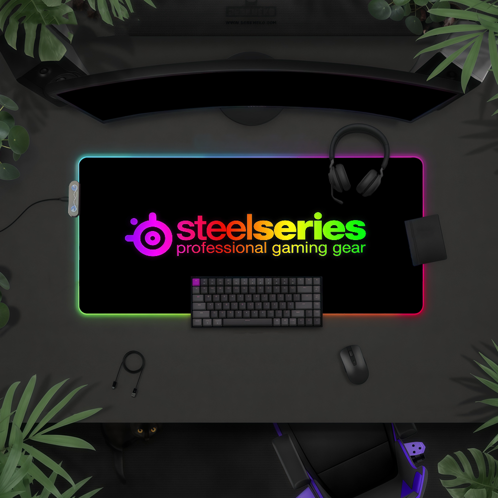 Gaming Accessories Brands - Brand S-SteelSeries Mouse Pad RGB LED