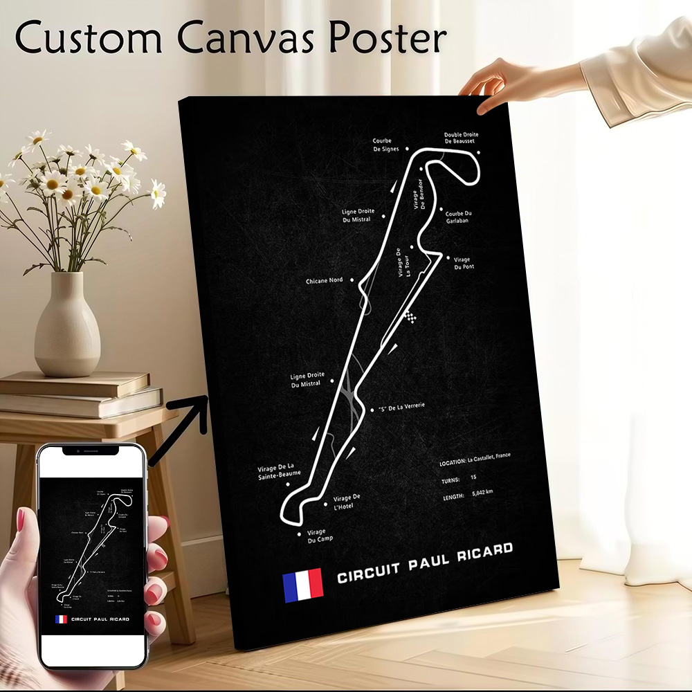 Gaming Accessories - Circuit Paul Ricard Canvas Wall Arts