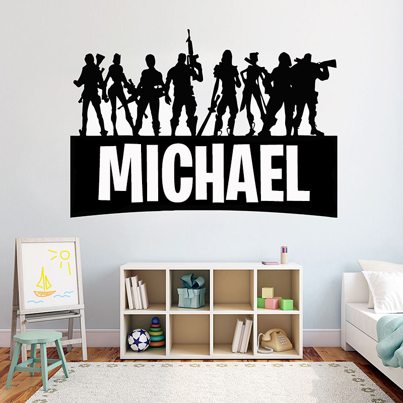 Gaming Accessories For Room - Game Gamer Personalised Name wall Decor