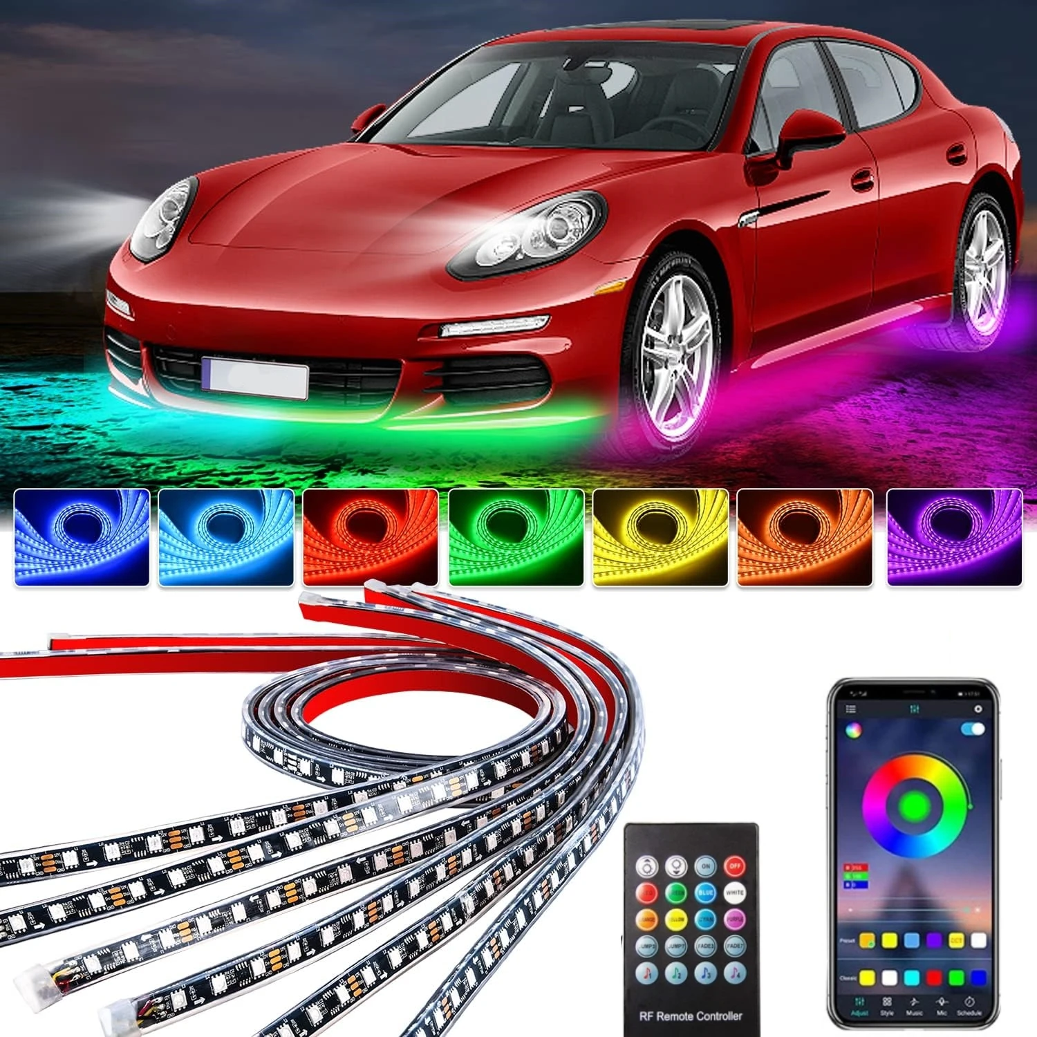 Rgb Hub Sync - Car Underglow Neon Light Flexible LED