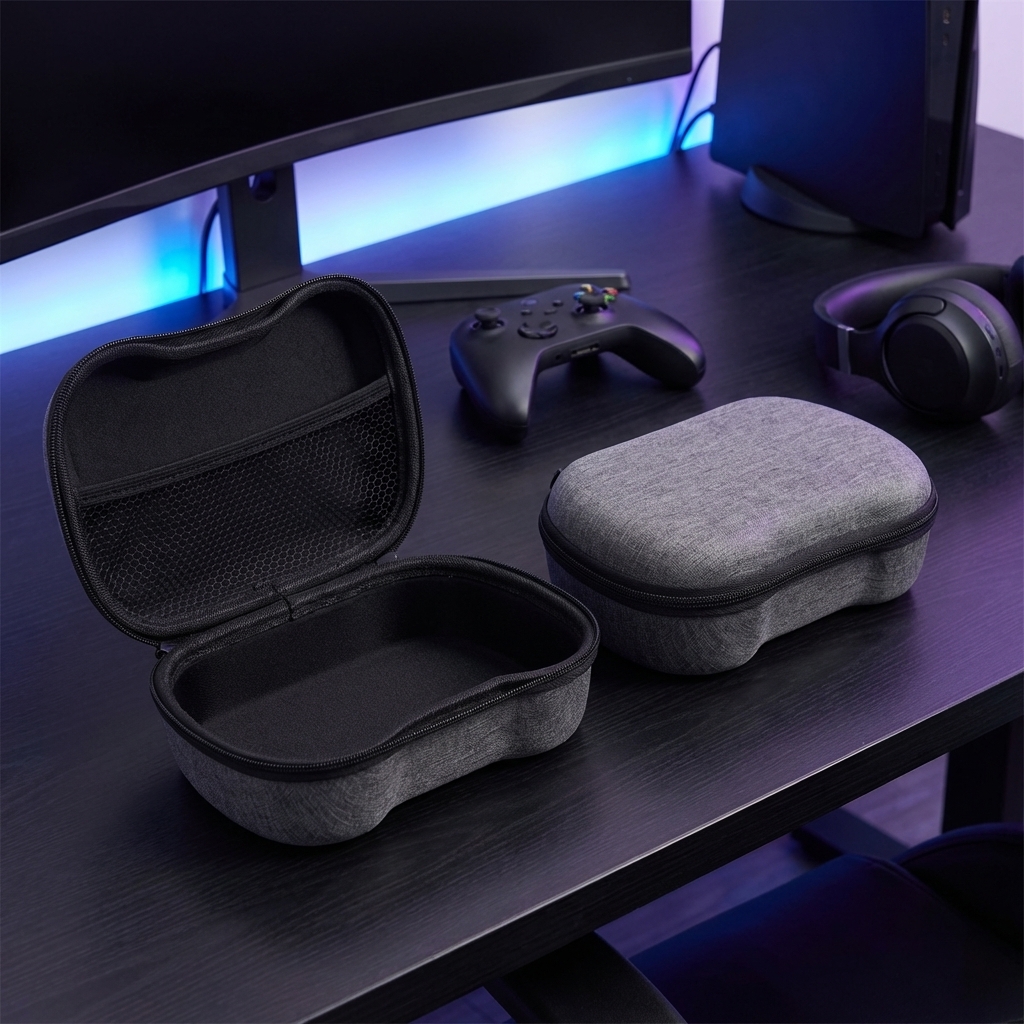 Gaming Accessories Organizer - Game Controller Storage Case for PS5/XBOX/PS4