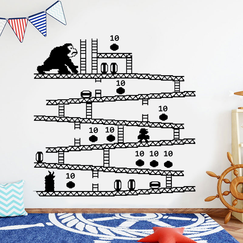 Gaming Accessories For Room - Gamer Controller Video Game Wall Sticker
