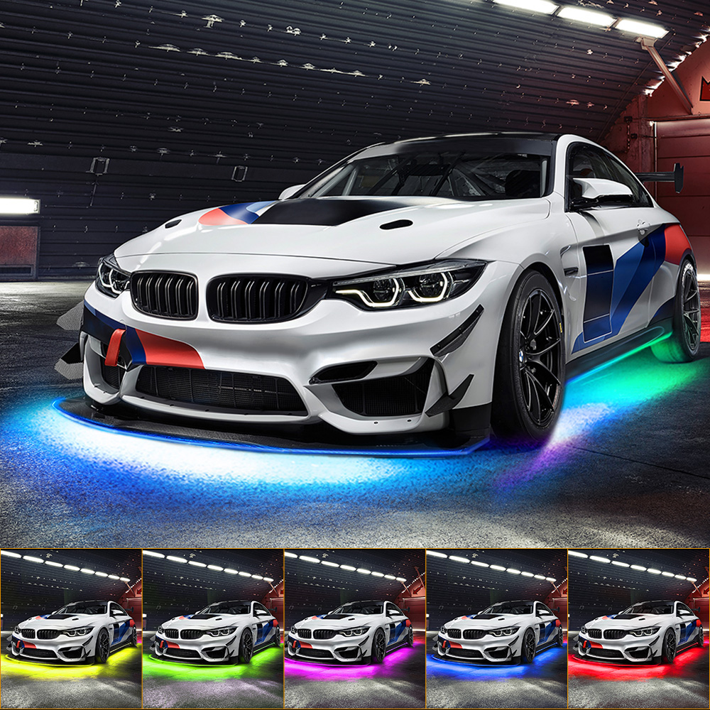 Neon LED RGB Car Underglow Bot - огляд і ціна Rgb Hub Sync