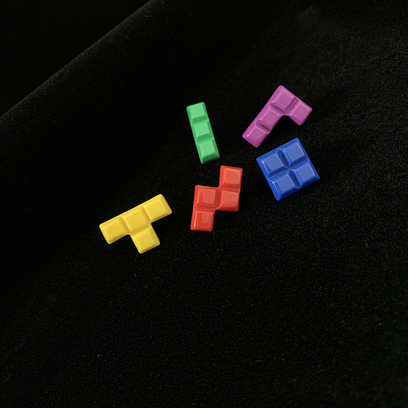 Tetris Block Resin Pins Retro  - огляд і ціна Gaming Accessories Retro