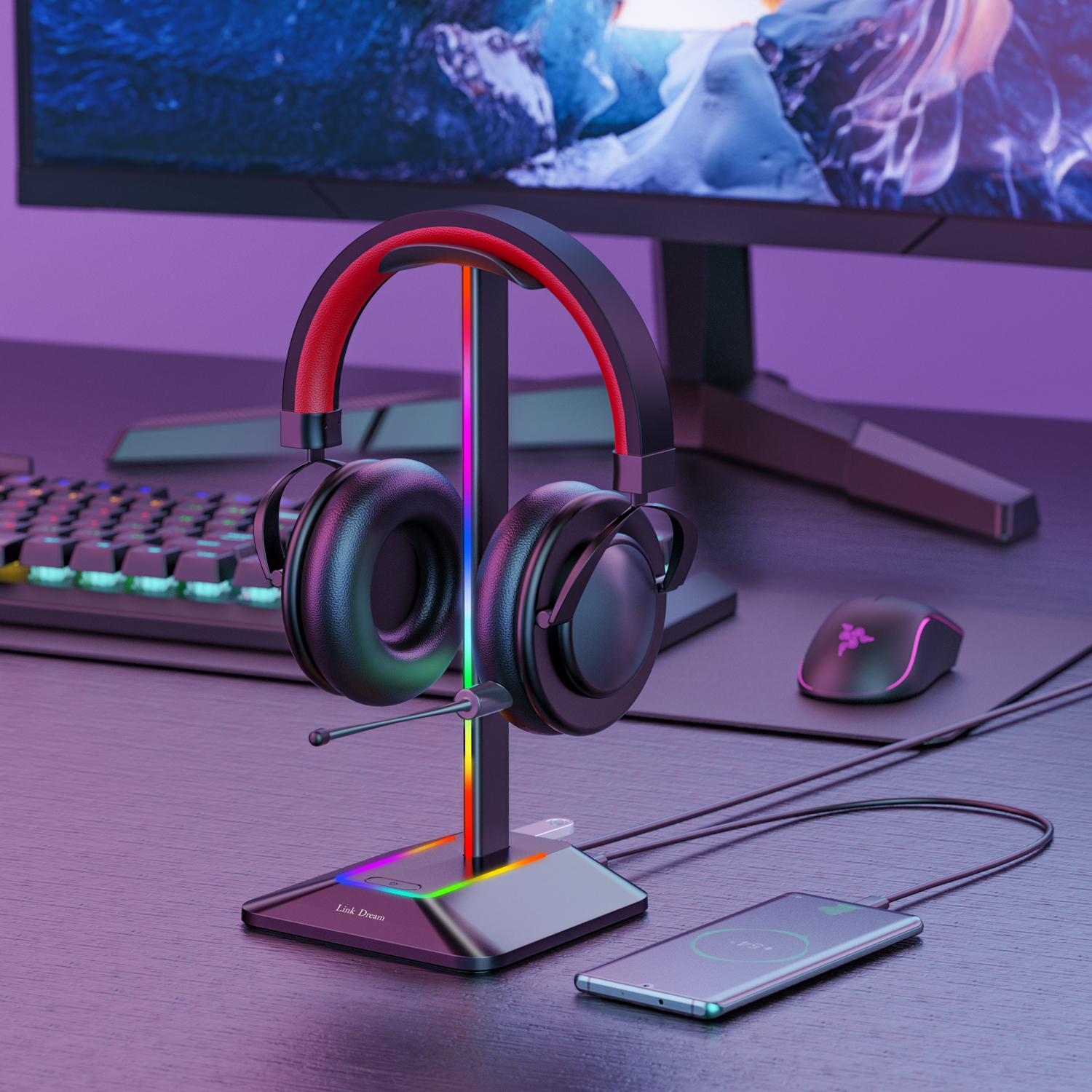 New Bee Z8 RGB Headphones Stan - огляд і ціна Gaming Set Accessories