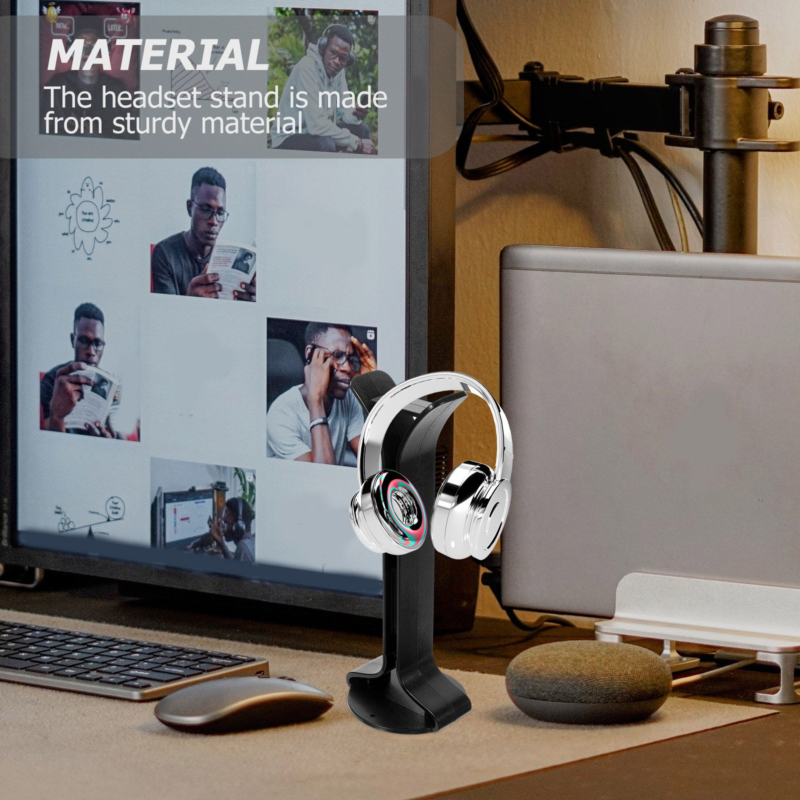 Sturdy Headphone Stand Headset - огляд і ціна Gaming Accessories For Room