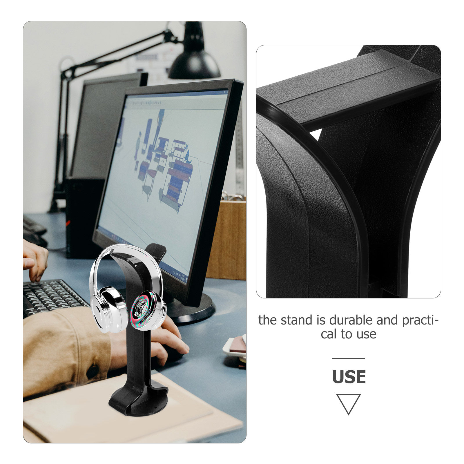 Sturdy Headphone Stand Headset - огляд і ціна Gaming Accessories For Room