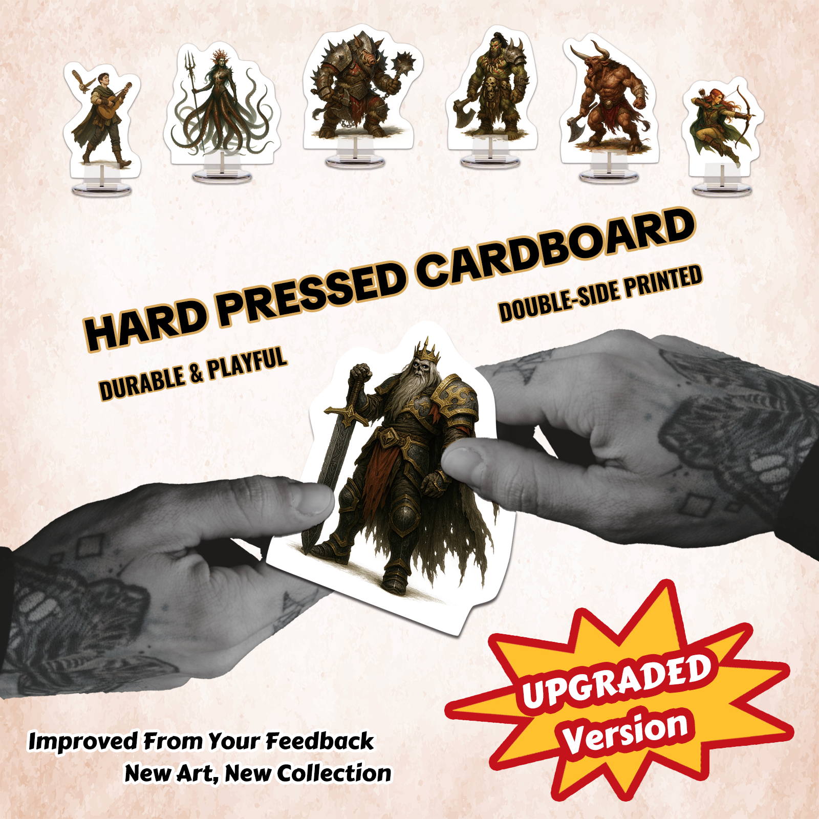 2D Tabletop RPG Board Game Min - огляд і ціна Gaming Set Accessories
