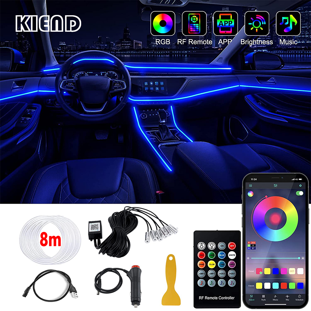 LED Car Interior Ambient Strip - огляд і ціна Rgb Hub Sync