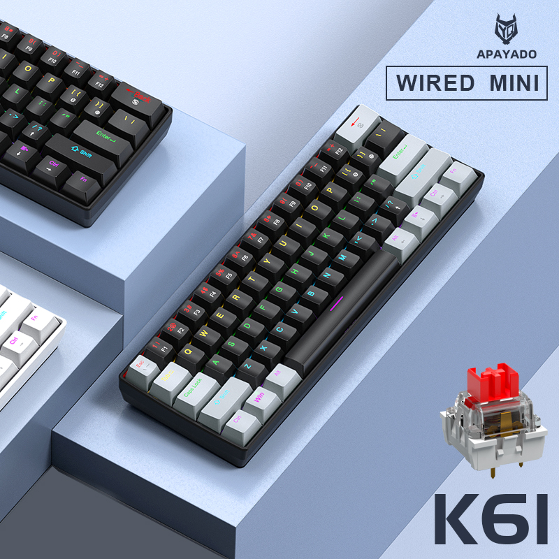 APAYADO K61 Mini Mechanical Ke - огляд і ціна Gaming Accessories Razer