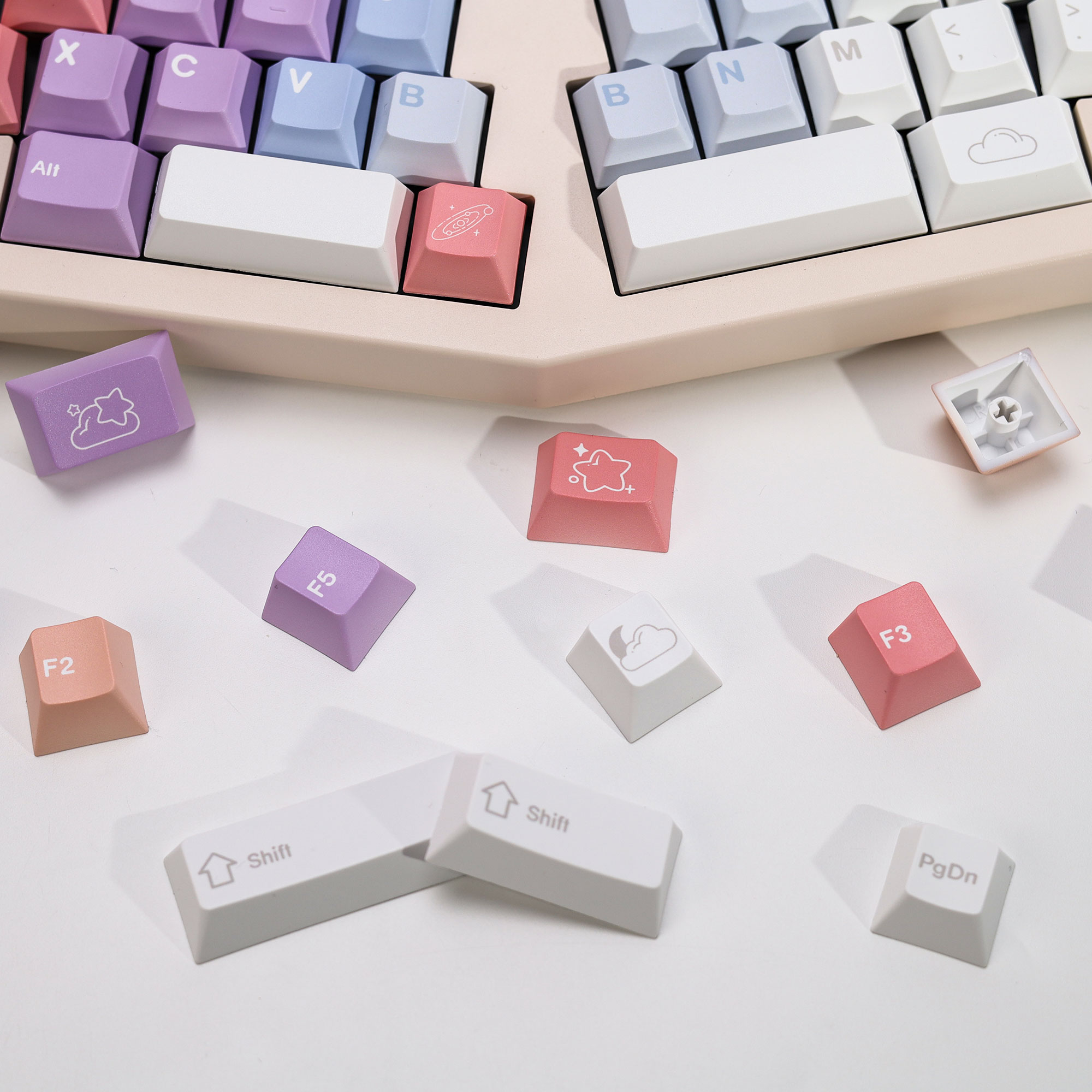 KBDiy Dreamscape Theme Keycaps - огляд і ціна Gaming Set Accessories