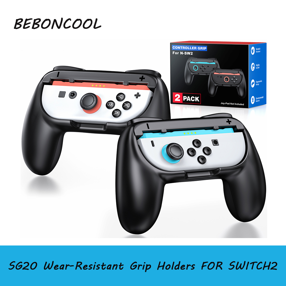 BEBONCOOL SG20 2 PCS Wear-Resi - огляд і ціна Gaming Kit Accessories Nintendo Switch