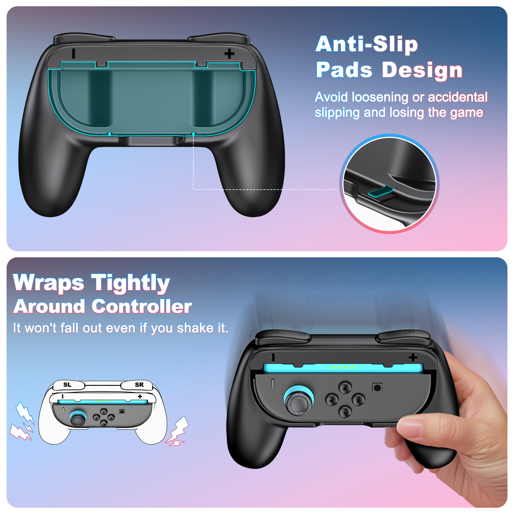 BEBONCOOL SG20 2 PCS Wear-Resi - огляд і ціна Gaming Kit Accessories Nintendo Switch