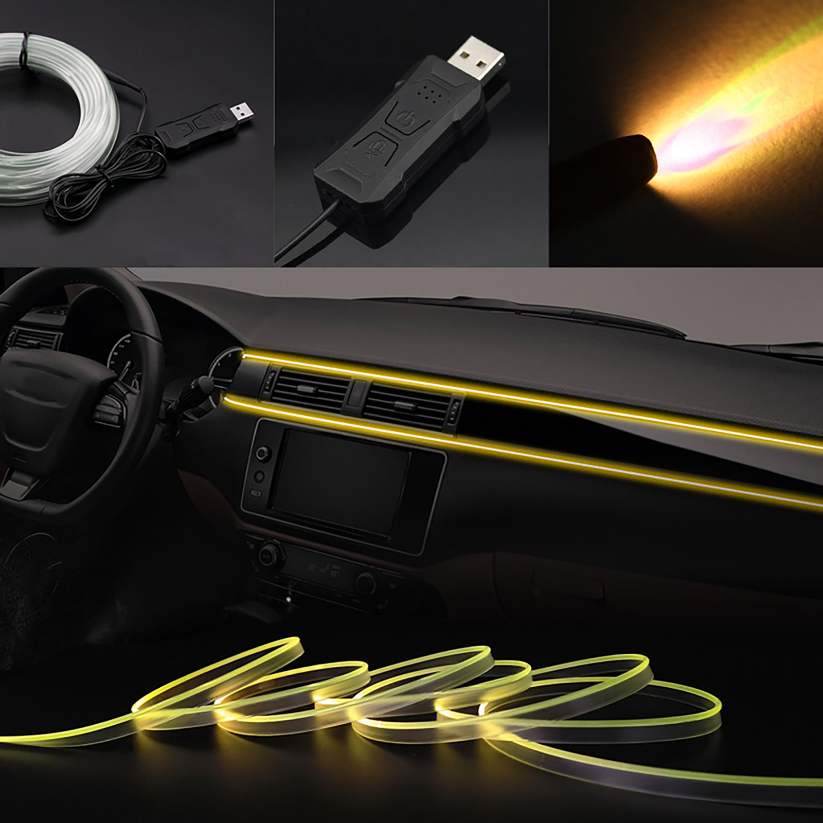 1/2/3/4/5M RGB Car Interior Am - огляд і ціна Rgb Hub Sync