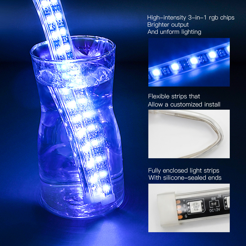 12 PCS Motorcycle LED Light ki - огляд і ціна Rgb Hub Sync