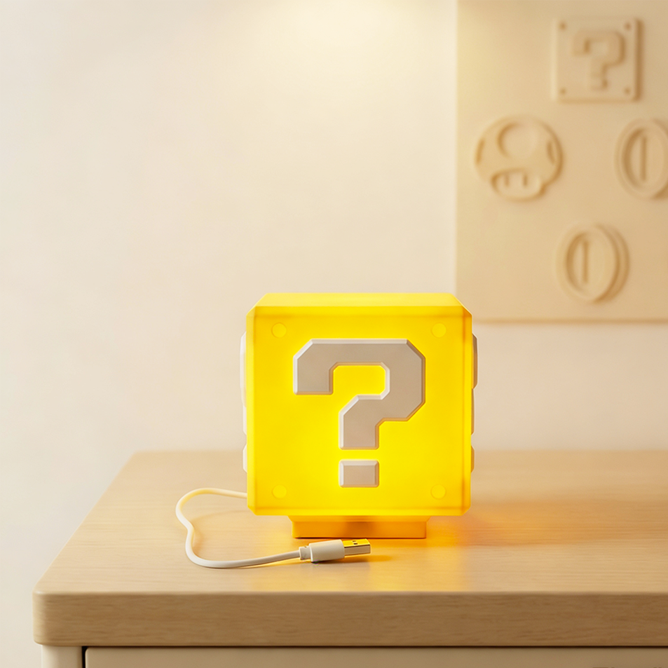 2026Question Block Lamp with S - огляд і ціна Gaming Accessories For Room