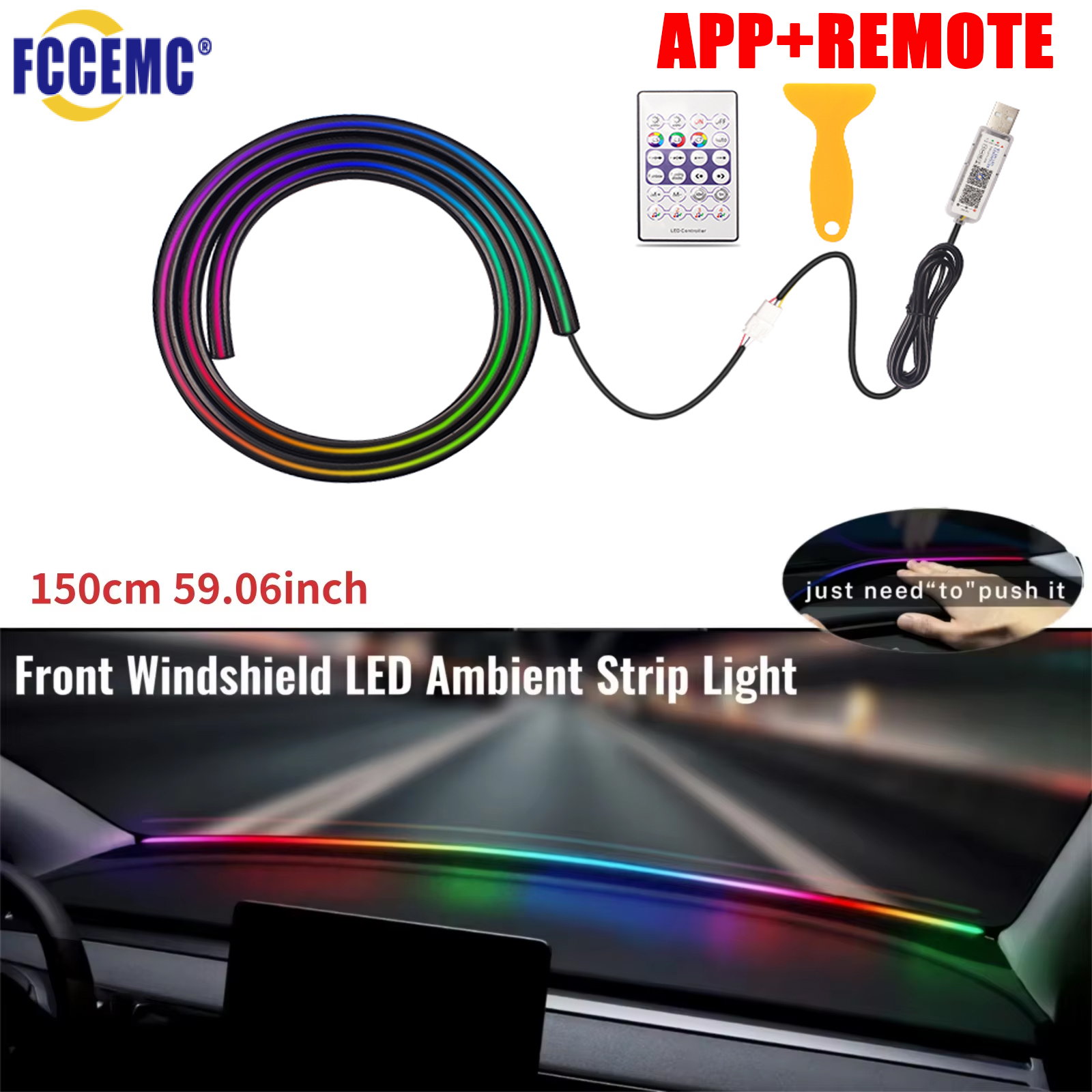 Front Windshield LED Atmospere - огляд і ціна Rgb Hub Sync