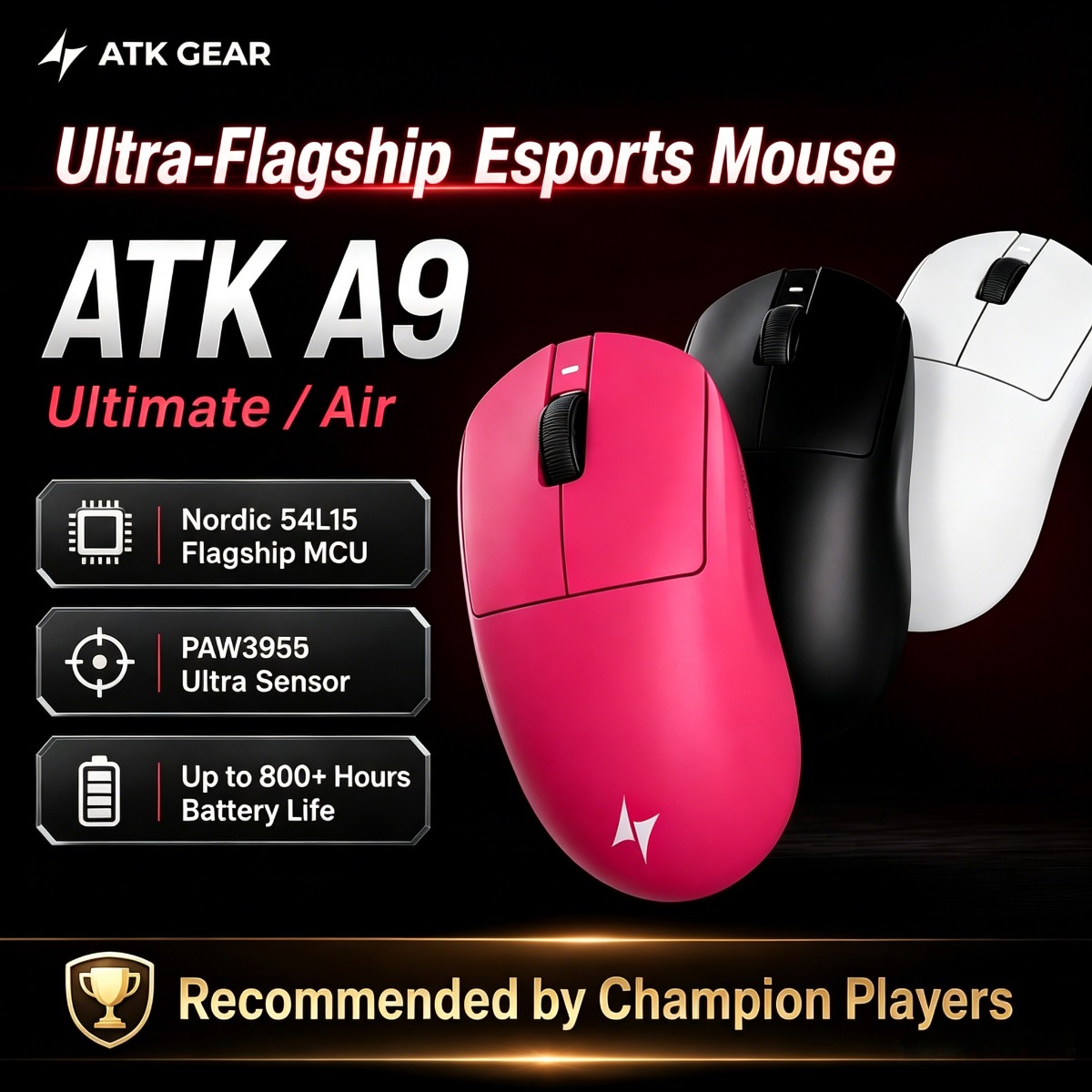 ATK Gaming Mouse DragonFly A9  - огляд і ціна Gaming Accessories