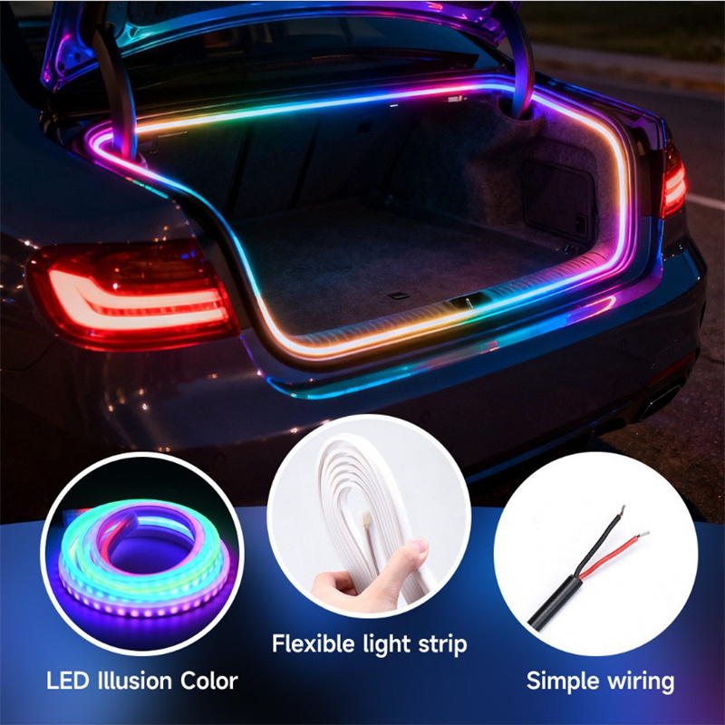 12V 4 Meters Car Trunk RGB Led - огляд і ціна Rgb Hub Sync