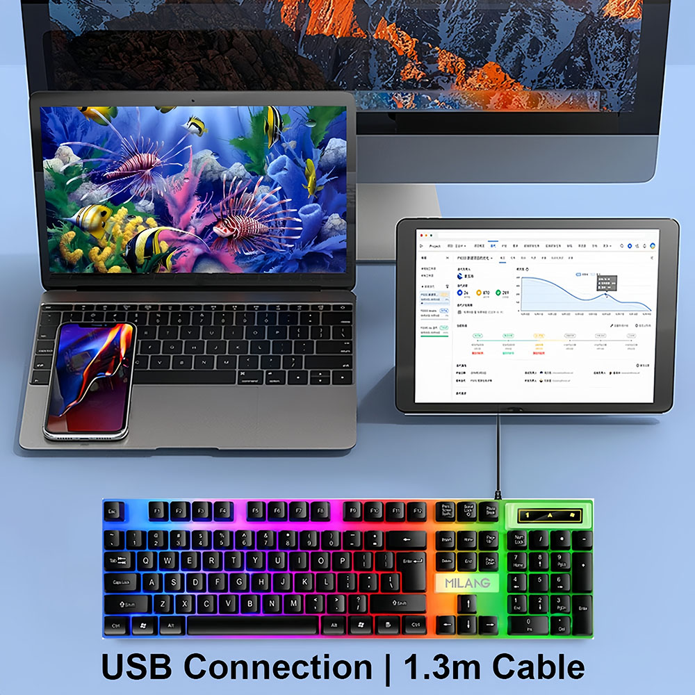 KEBIDUMEI USB Wired Keyboard R - огляд і ціна Gaming Accessories Razer