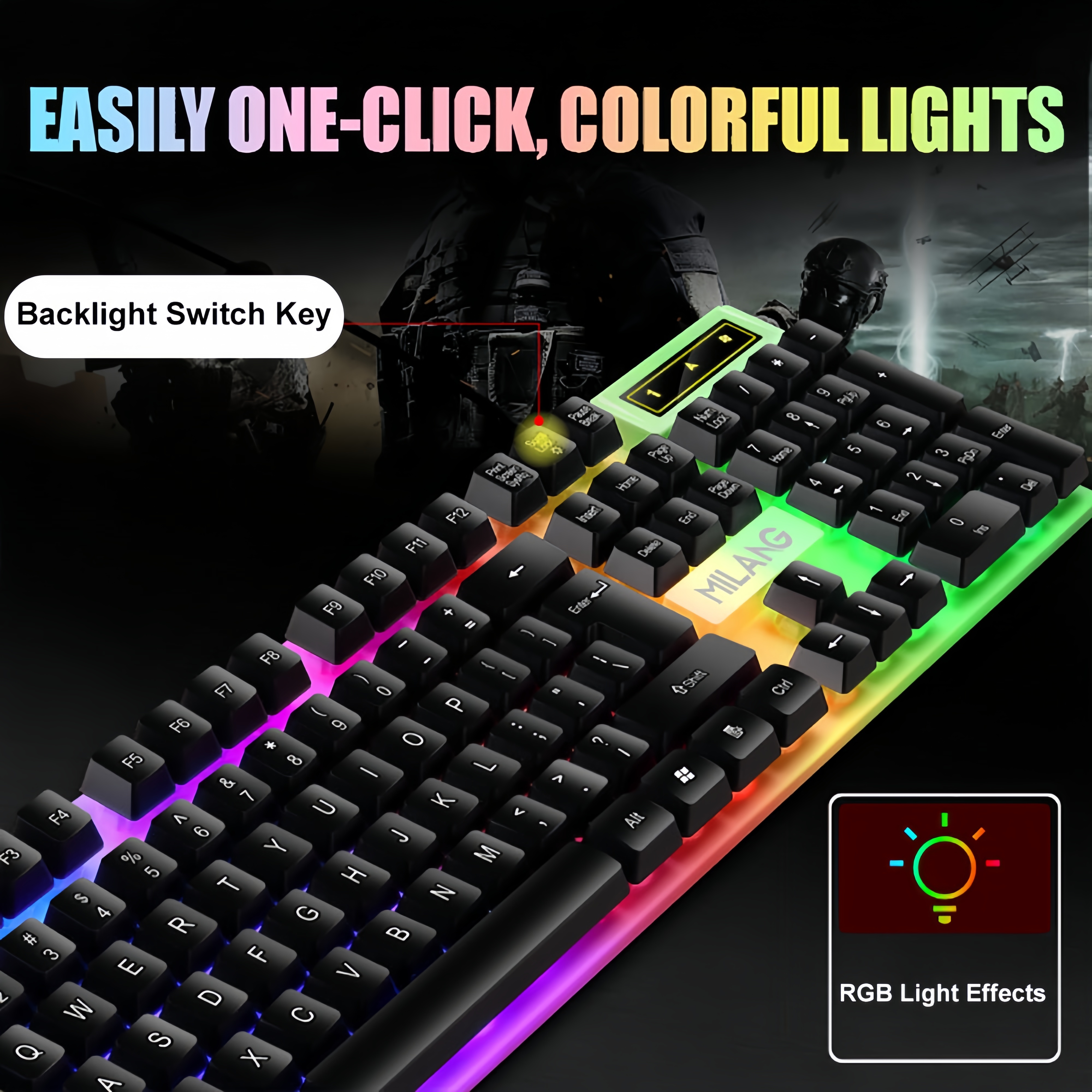 KEBIDUMEI USB Wired Keyboard R - огляд і ціна Gaming Accessories Razer