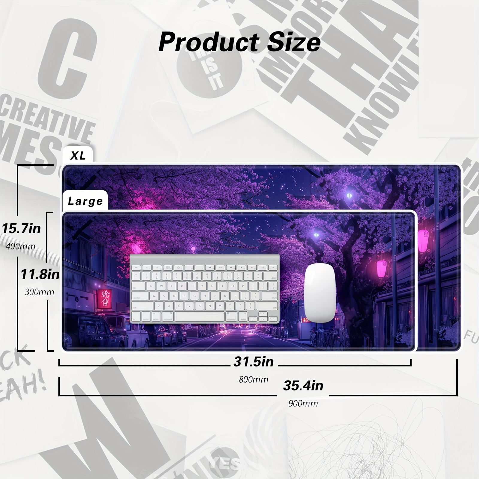 Mouse Pad Japanese Street Purp - огляд і ціна Gaming Accessories