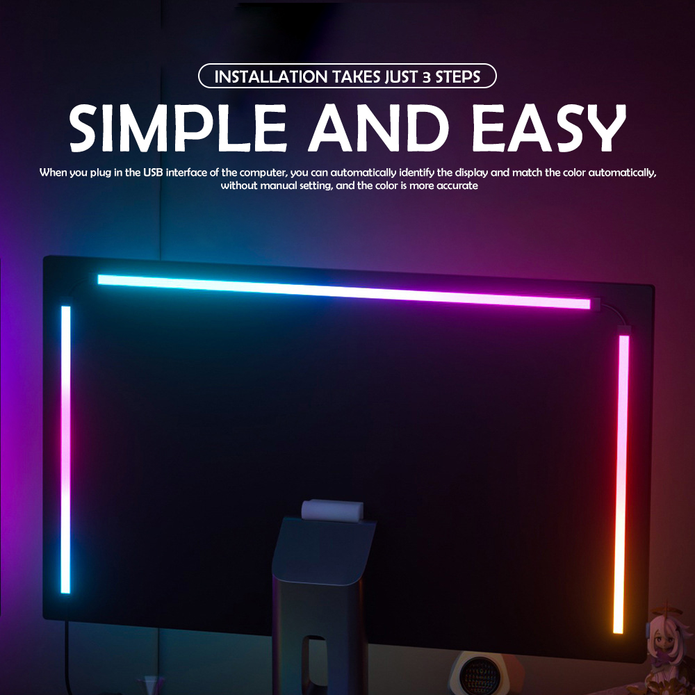 RGB Gaming Lights Strip Monito - огляд і ціна Gaming Accessories Bedroom
