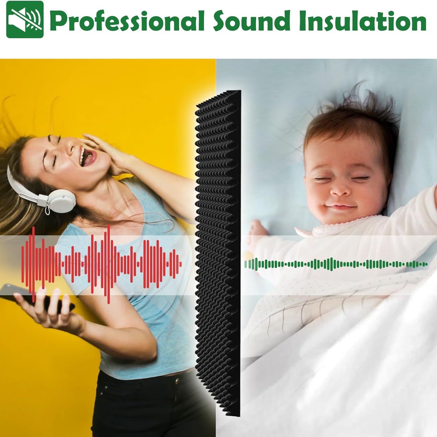 1PC Self-Adhesive Acoustic Sou - огляд і ціна Gaming Accessories Bedroom