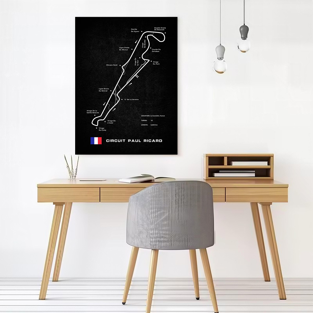 Circuit Paul Ricard Canvas Wal - огляд і ціна Gaming Accessories