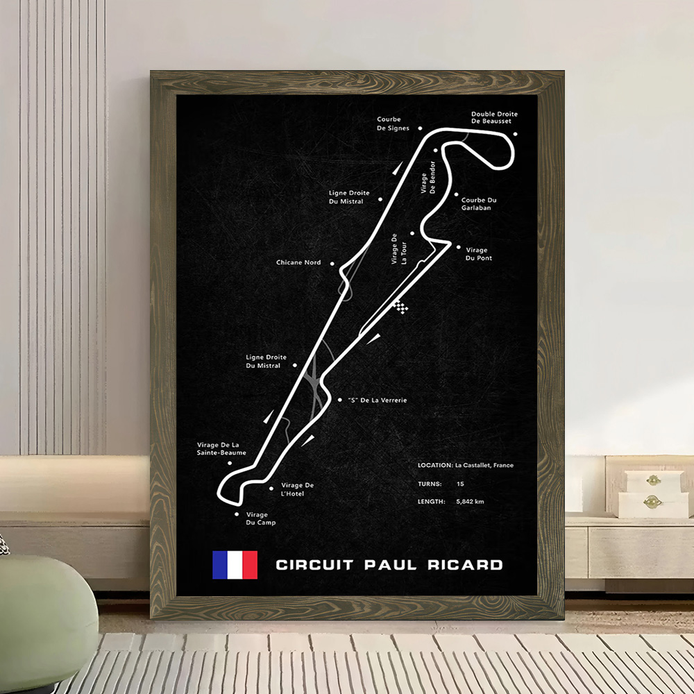 Circuit Paul Ricard Canvas Wal - огляд і ціна Gaming Accessories