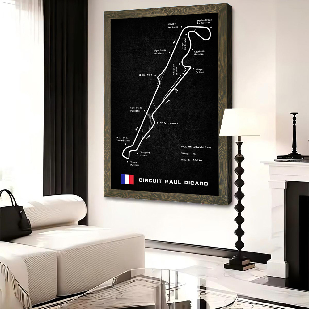 Circuit Paul Ricard Canvas Wal - огляд і ціна Gaming Accessories