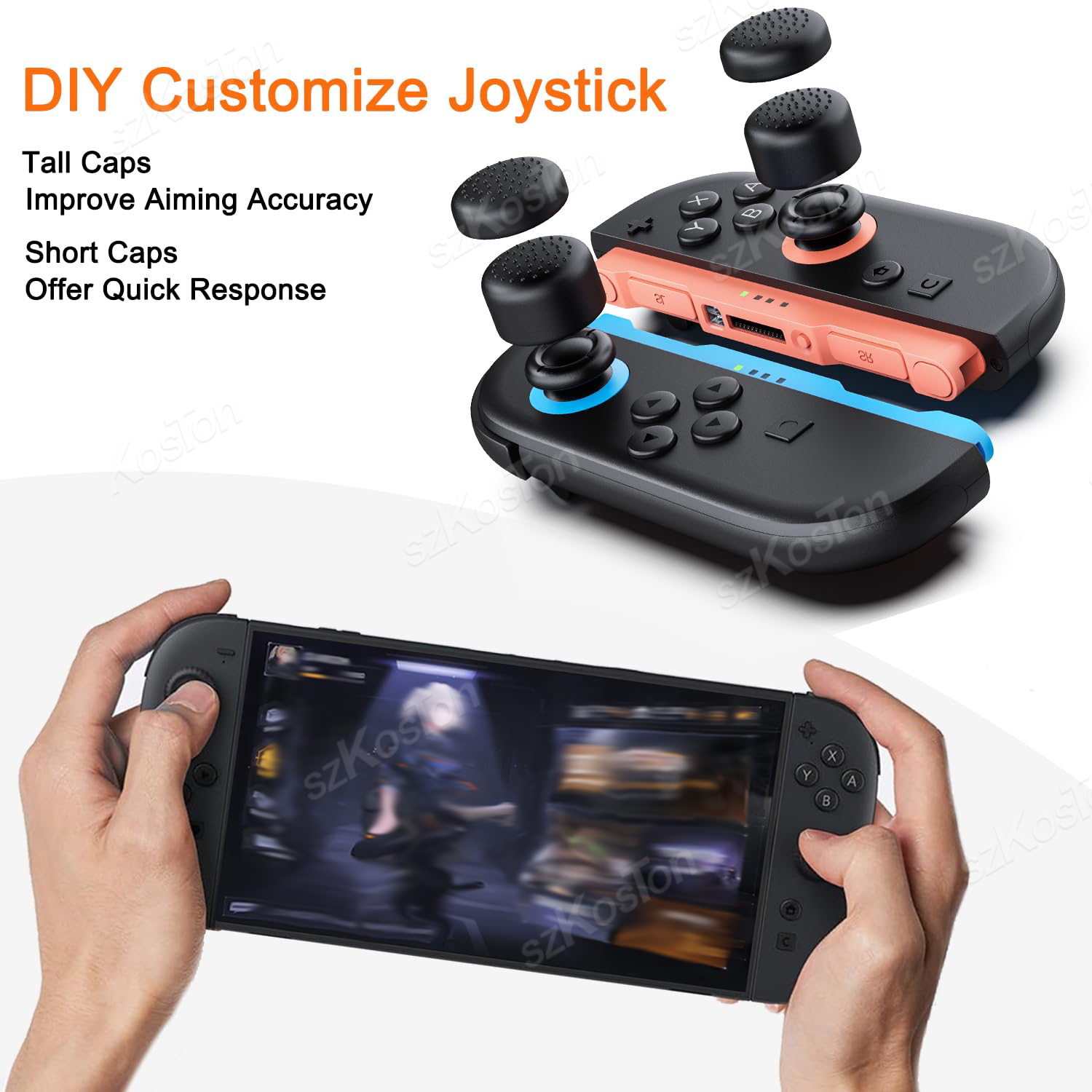 4PCS For Switch 2 No-Slip Sili - огляд і ціна Gaming Kit Accessories Nintendo Switch