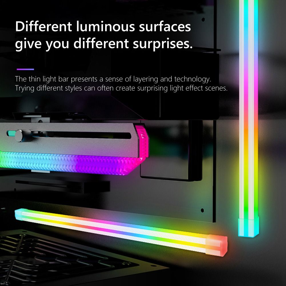 1/2PCS COOLMOON 30cm Aluminum  - огляд і ціна Rgb Hub Sync