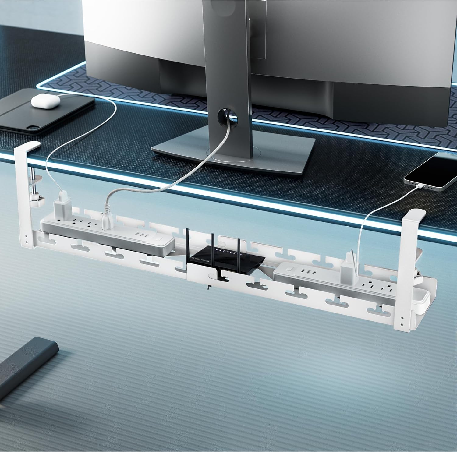 Extendable Under Desk Cable Ma - огляд і ціна Gaming Accessories Organizer