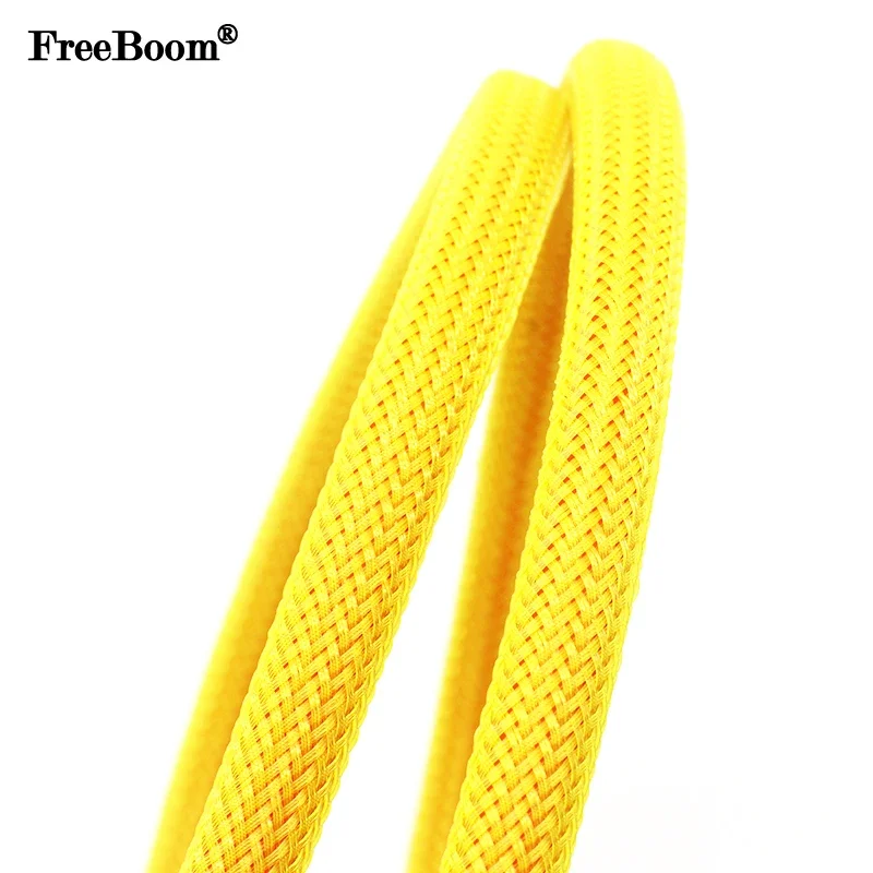 1~50m Yellow PET Braid Sleeve  - огляд і ціна Cable Sleeve Braided