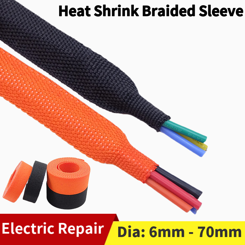 Braided Cable Sleeve Heat Shri - огляд і ціна Cable Sleeve Braided