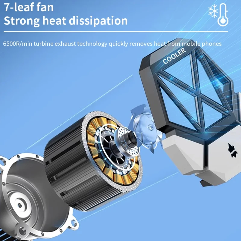 DY08 Mobile Phone Cooling Fan  - огляд і ціна Gaming Accessories For Room