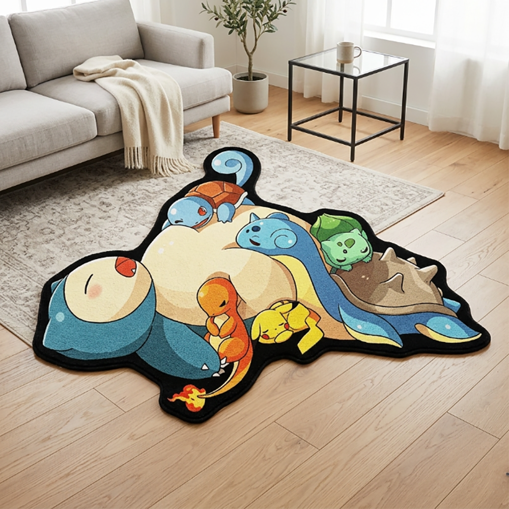Cute Pokemon Floor Mat Snorlax - огляд і ціна Gaming Accessories For Room