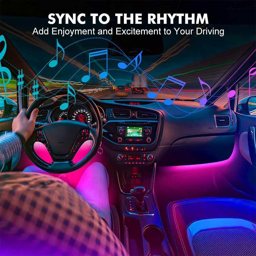 Neon LED Interior Car Light AP - огляд і ціна Rgb Hub Sync