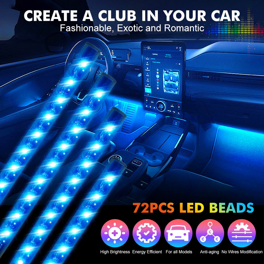 Neon LED Interior Car Light AP - огляд і ціна Rgb Hub Sync