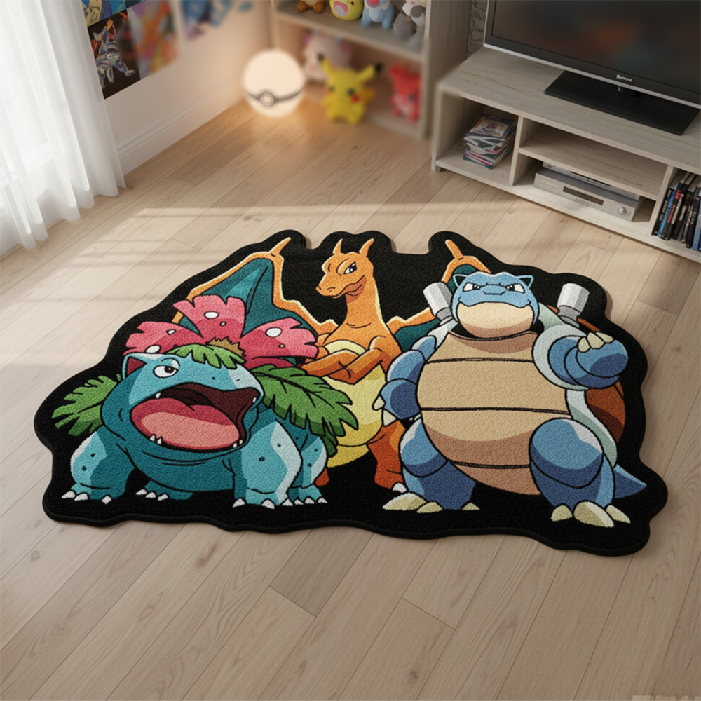 Pokemon Starter Trio Anime Are - огляд і ціна Gaming Accessories For Room