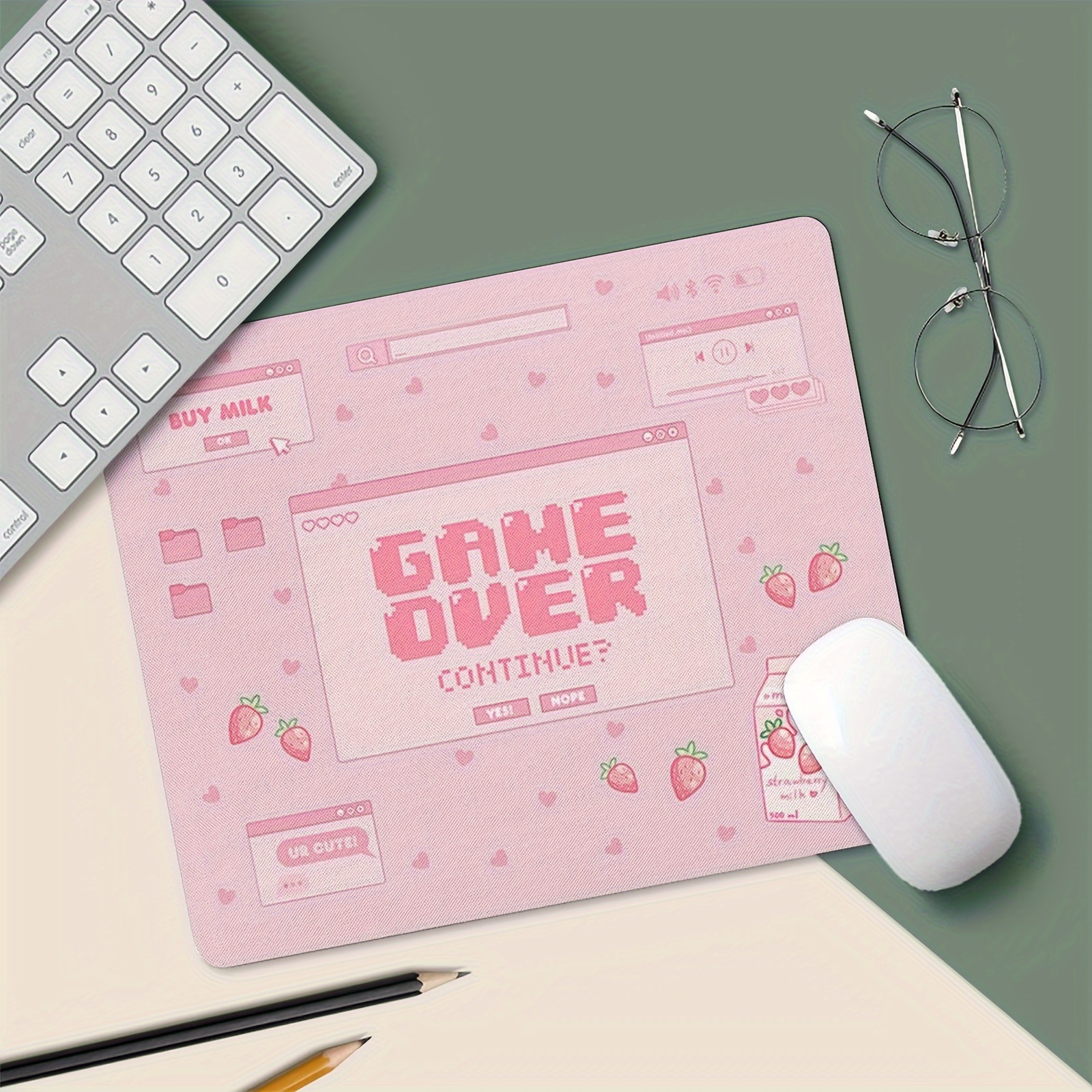 Pink Gaming Mouse Pad Non-Slip - огляд і ціна Gaming Accessories Organizer