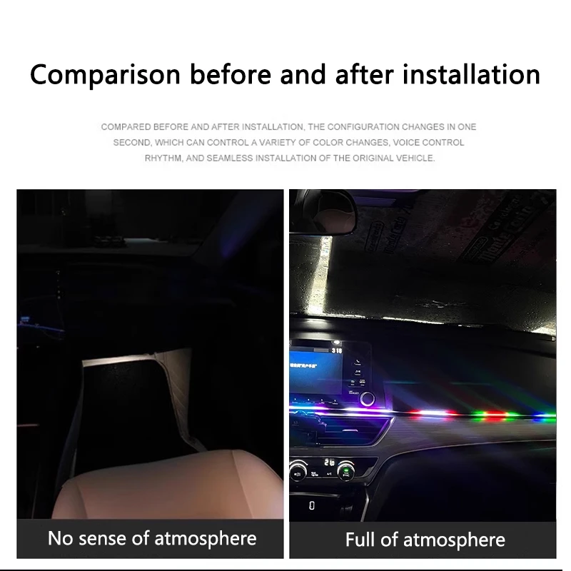Colorful LED Car Interior Hidd - огляд і ціна Rgb Hub Sync