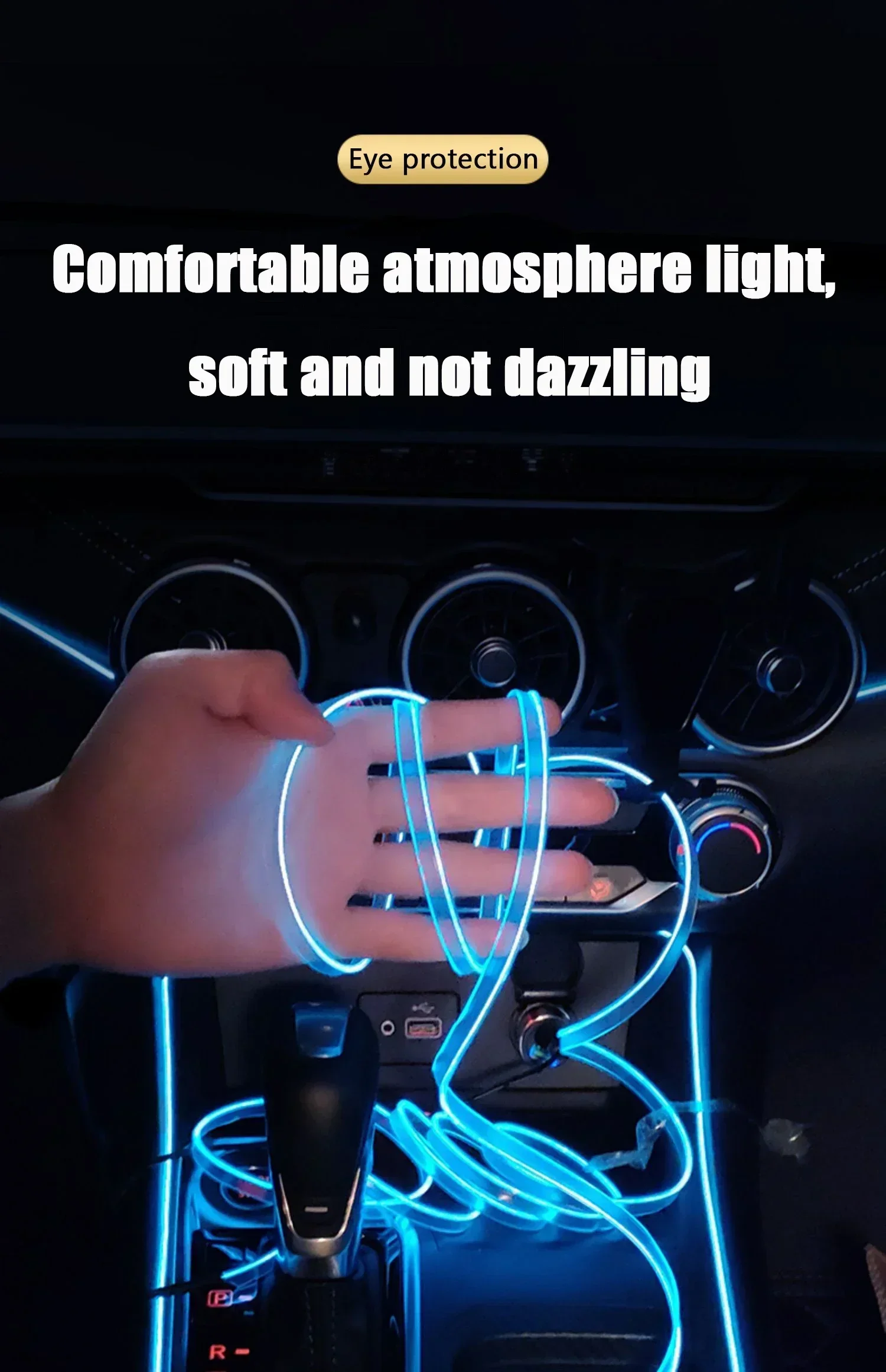 RGB Car Interior LED Light Str - огляд і ціна Rgb Hub Sync