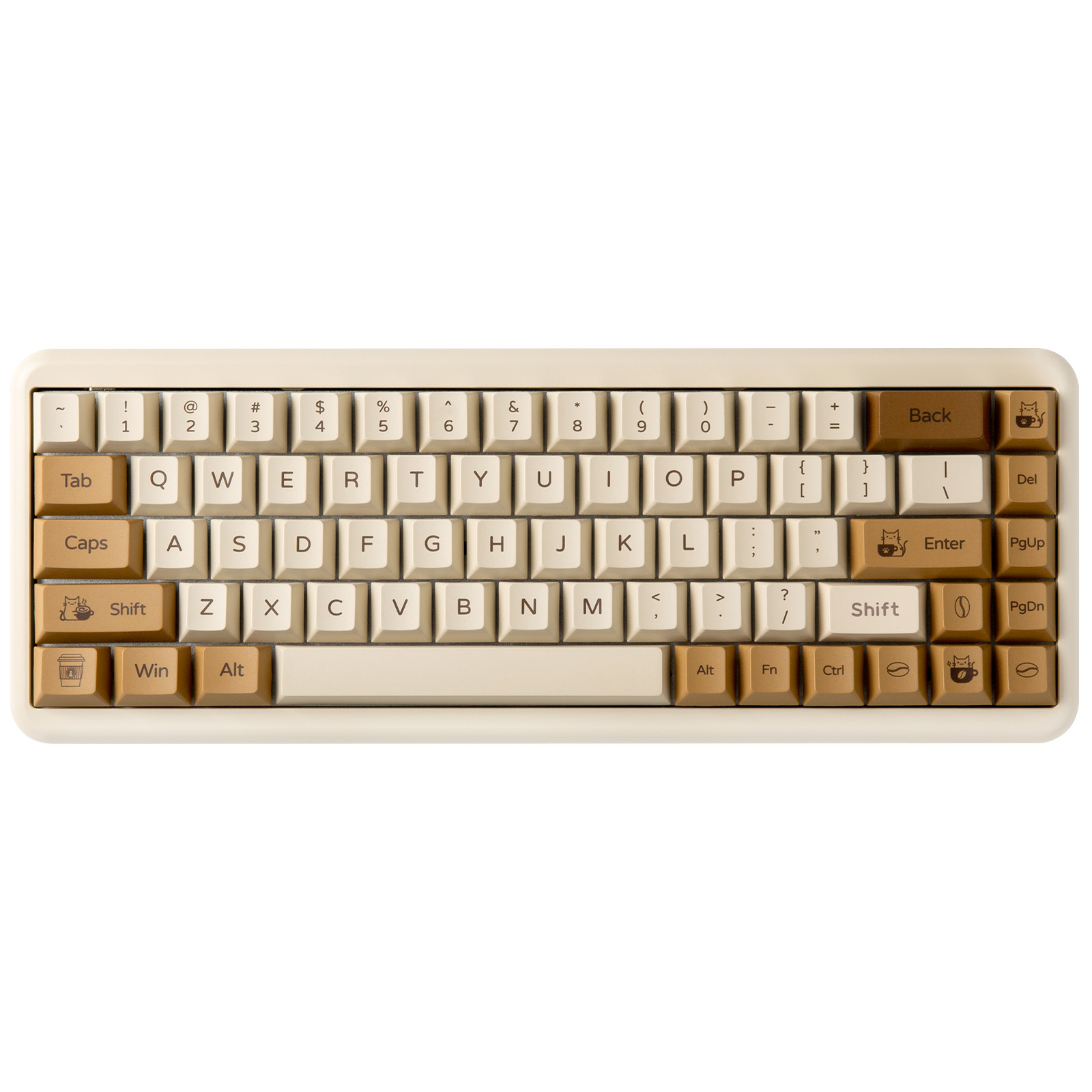 YUNZII Coffee Cat PBT Keycaps, - огляд і ціна Gaming Set Accessories