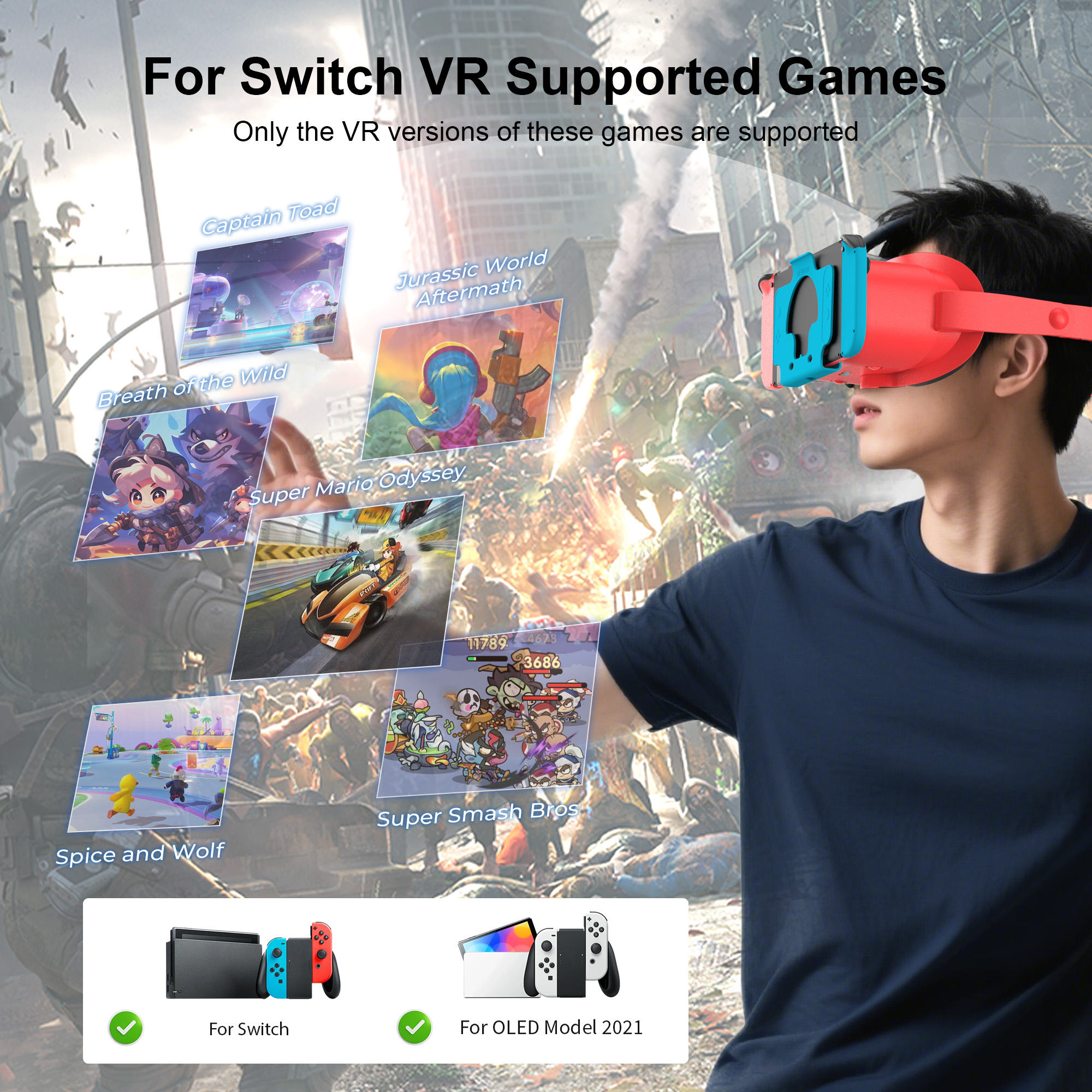 VR Headset for Nintendo Switch - огляд і ціна Gaming Kit Accessories Nintendo Switch