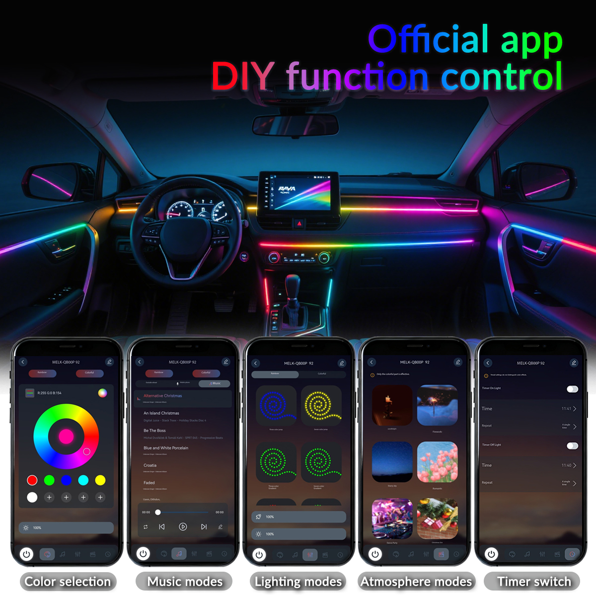 Symphony Car Ambient Lights Ki - огляд і ціна Rgb Hub Sync